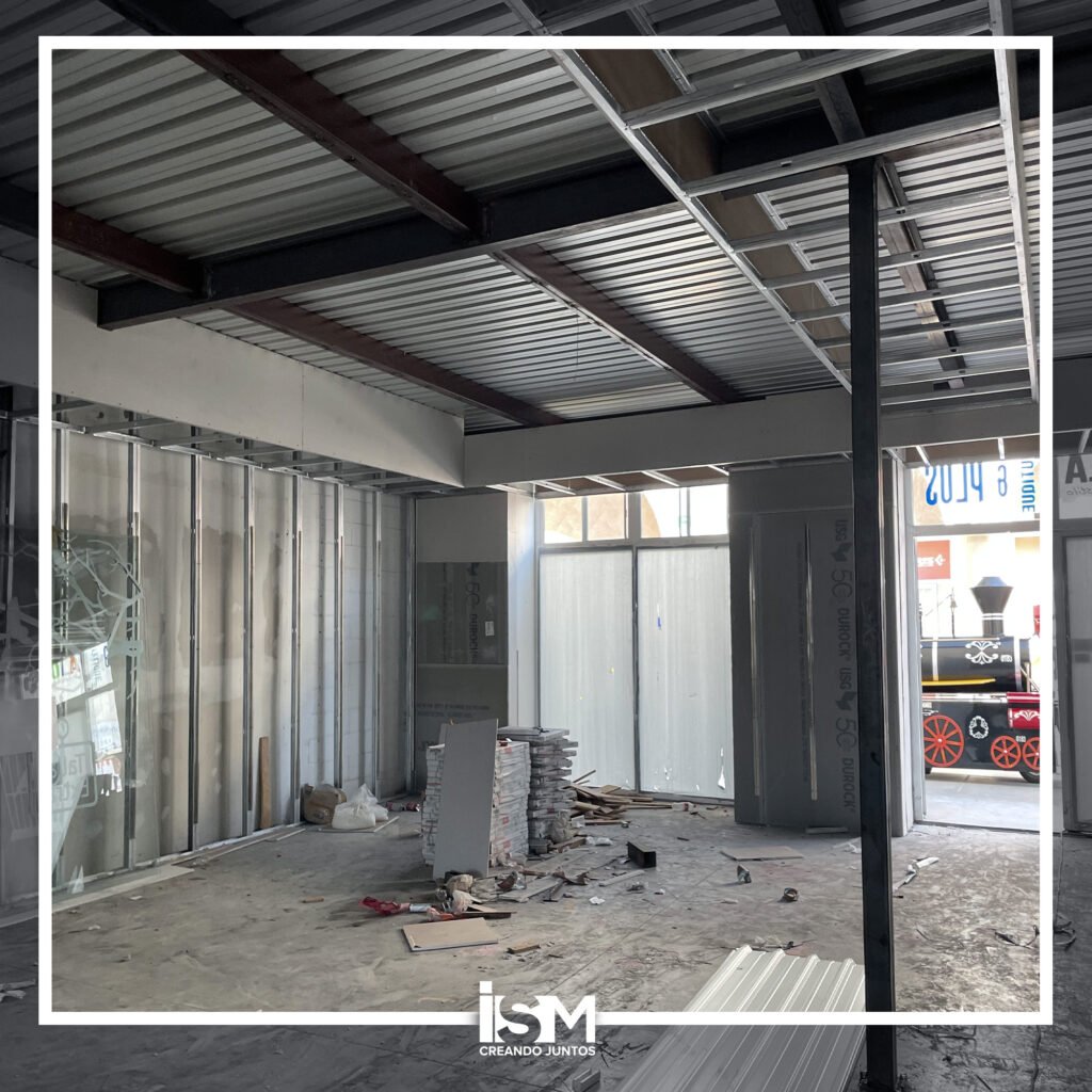 Trabajo de construccion en proceso